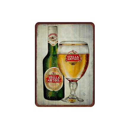 Ølboksmaleri Håndverk Bar Retro Skilt Veggdekorasjon Kafé Jernkunst Anheng