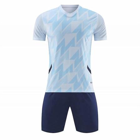 Nyt moderne fodboldtrøjesæt til voksne og børn fodbold T-shirt og shorts Drenge Futbol træningsdragter Løbesportstøj M Hvid(77671)