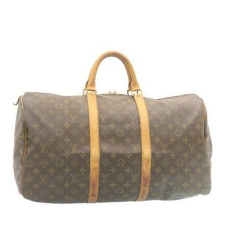 Louis Vuitton Vintage, Pre- owned Keepall 50 Bruin, unisex, Maat:ONE Size