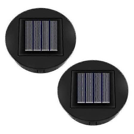 2st Solar Ljus Ersättning Toppenhet 8cm, Ersättningssolpanel För Utomhus Trädgårdslykta Solar