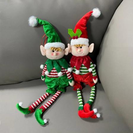 Jul Plysch Ben Ornament Pojkar Och Flickor Elf Toys Dolls
