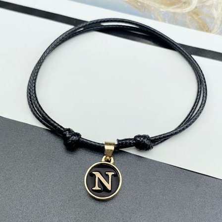 Fashion Simple 26 engelska bokstavsarmband Handgjort justerbart W