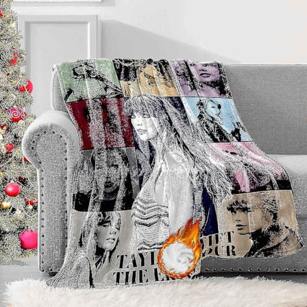 Taylor Swift Tæppe, Tæppe Sengetøj, Gaveartikel til Musikelskere, Taylor Party Soveværelsesindretning-FF-