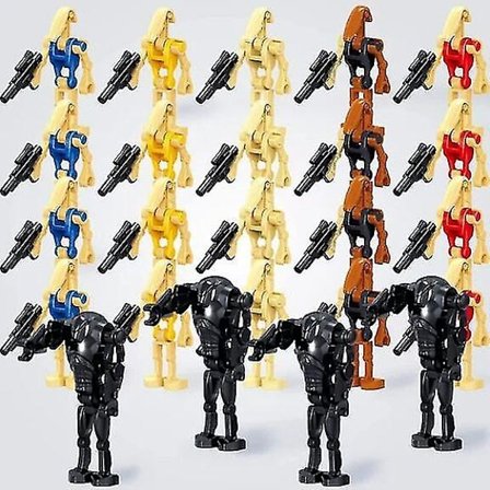 Star Wars Battle Droids Byggeklosser Sett Mini Actionfigurer Dukker Minifigurer Lekebord Dekorasjon For Fans