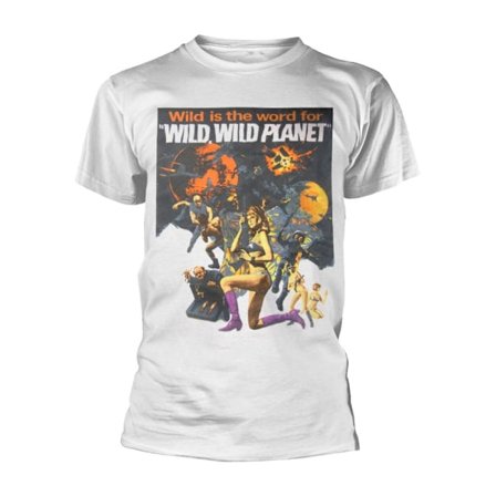 Wild Wild Planet Unisex Vuxen Logo T-Shirt S Vit