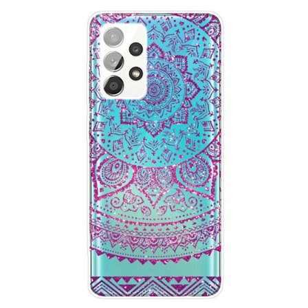 Deco Samsung Galaxy A73 Suojakotelo - Rose Flower Pattern