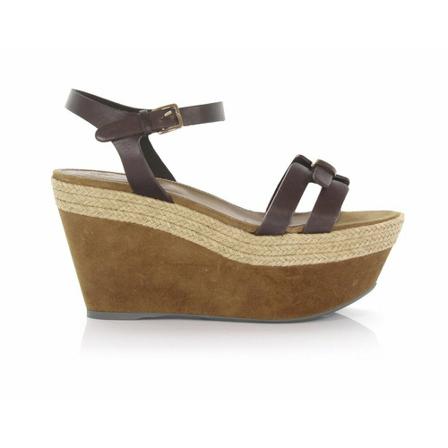 Sergio Rossi Wedges , Bruin , Dames , Maat: 37 EU Sleehakken