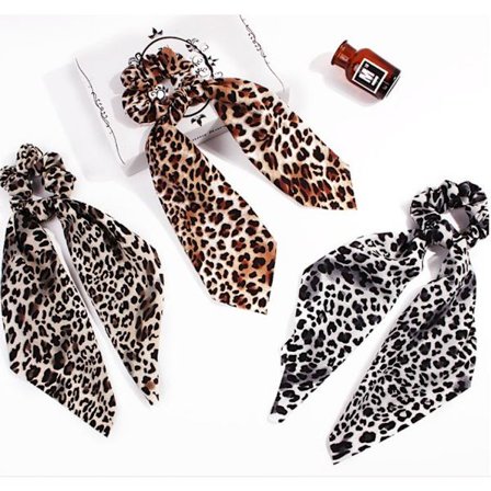 3st hårsnoddar , hair Scrunchies med scarf, hårband, Hair bands