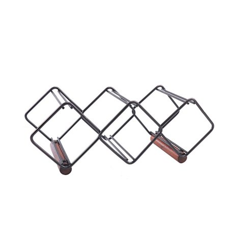 1 stk stabelbar flaskehylle for 6 flasker