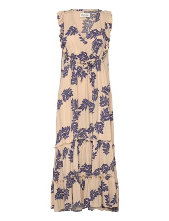 Lollys Laundry Samoll Midi Dress Sl - Beige - M