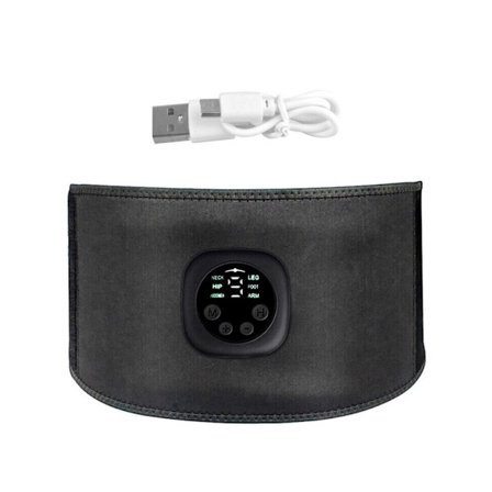 Midjemassasjebelte Abdominal Helseapparat Vibrasjonsbelte