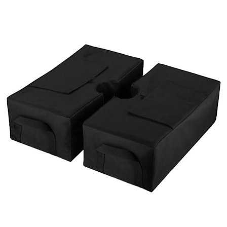 Udendørs Parasolfod Vægtpose Baldakin Telt Sandpose Aftagelig 45,7x9,9x45,7cm