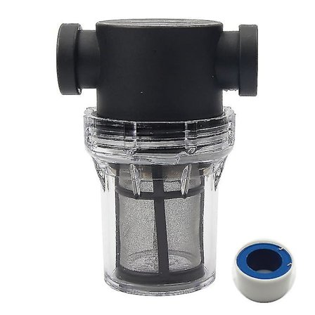 Putken 1/2 tuuman vesipumpun suodatin 80 mesh ruostumattomasta teräksestä valmistetulla siivilällä, sisäinen verkko suodatin puutarhan kasteluun 1 kpl