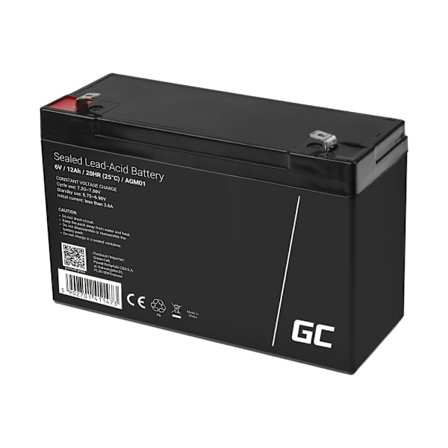 Green Cell - UPS-batteri - Förseglat med blysyra (SLA) - 12 Ah