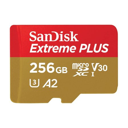 Sandisk Extreme PLUS - flashminnekort - 256 GB - microSDXC UHS-I