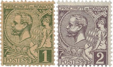 Monaco 1891/1894 - YT 11/12 - Postfrisk