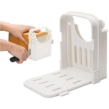 Leivänleikkuri kotitekoiseen leipään, säädettävä ja taittuva