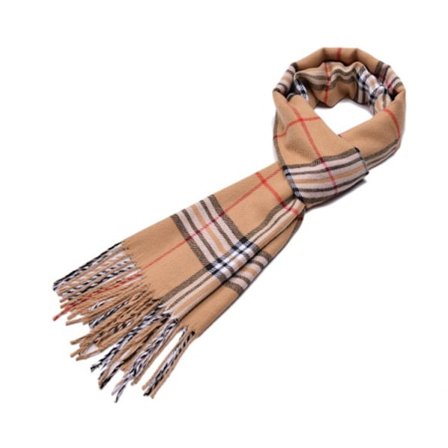 Unisex klassinen ruudullinen talvihuivi pehmeällä kashmir-tekstuurilla