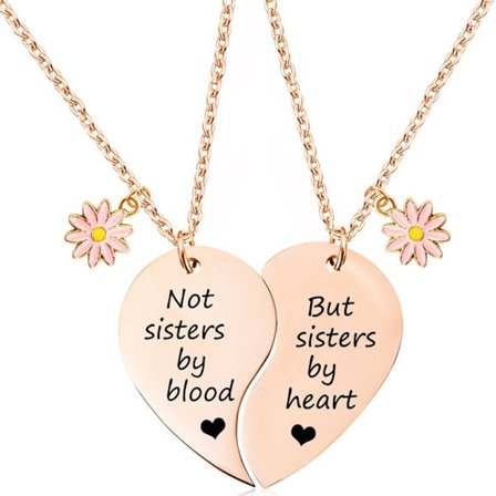 Halsband med hjärta i rostfritt stål