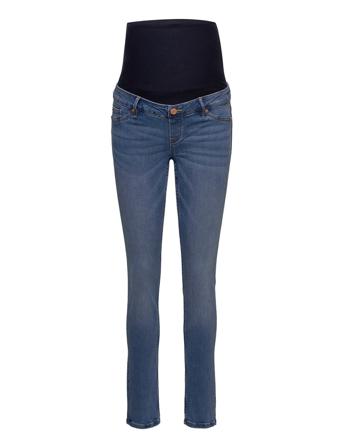 Trousers Denim Mom Clara Blue Tiukat Farkut Sininen Lindex