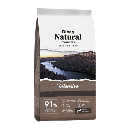 DIBAQ - Natural Moments Intensive 15kg - Hund - Hundefôr & hundemat - Tørrfôr for hund - ZOO.no