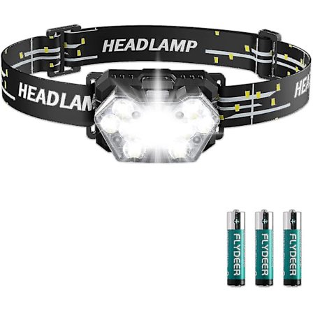 Vedenpitävä 12000 lumenin otsalamppu, ladattava otsalamppu, 9 LED-valoa