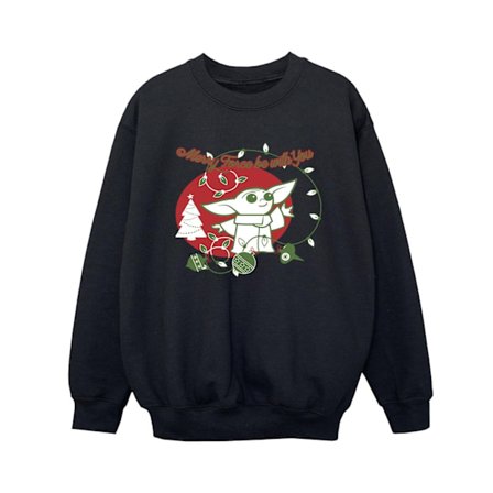 Star Wars The Mandalorian Boys Baby Yoda Force Be With You Swea