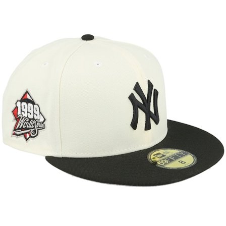 New Era - MLB White fitted Caps - New York Yankees 59FIFTY Chrome/Black Fitted @ Hatstore