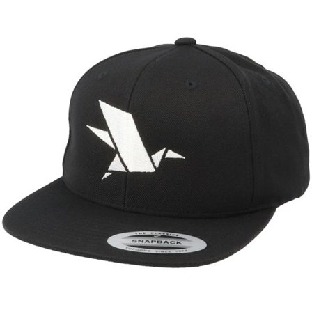 Origami - Svart snapback Keps - Bird Logo Black Snapback @ Hatstore