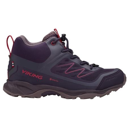 Viking Footwear Kid's Tind Mid Gore-Tex Children hiking boots Red 37