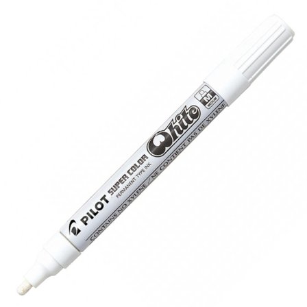 Pilot Super Color Märkpenna Medium Vit