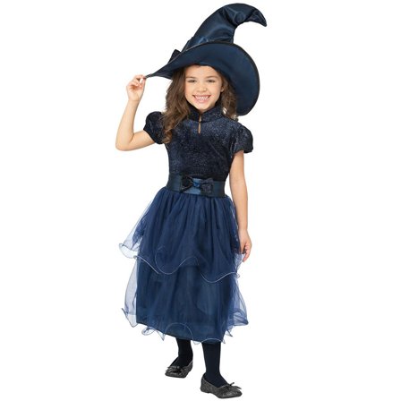 Heks Kostume Mørkeblå Børn
