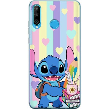 Kompatibel Mobilcover til Huawei P30 lite BMW M4 i neonlime driftstil med graffiti og bygaderacerfølelse