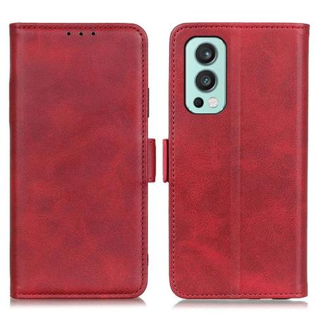 Flip Folio -lompakkokotelo Oneplus Nord 2 5G - punainen Red