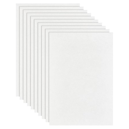 20 st 11,6x8,2 tum Keramikfiber Rektangulärt Papper Vit Mikrovågsugn Ugn Papper För DIY Smältning Glas J