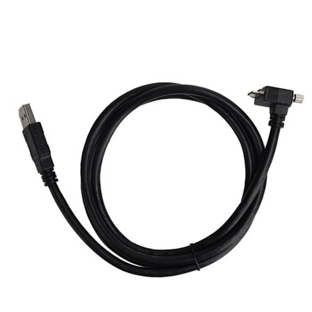 Micro-B hane till USB-A 3.0 hane kabel sladd vinkelanslutning adapterkabel 1,2 m svart