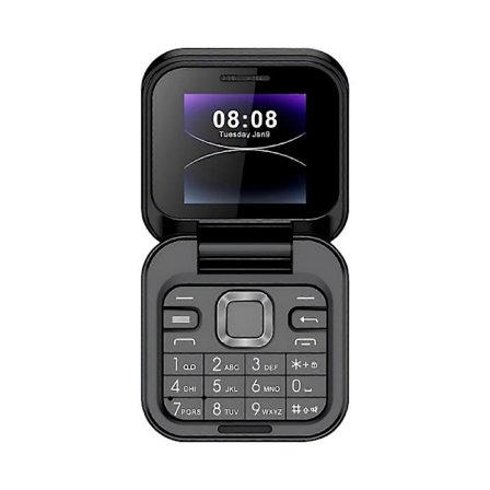 2025 Ny Mini Flip Mobiltelefon 2 SIM-kort Liten Skärm Vikbar Mobiltelefon Olåst Flip Telefon 2G Flip Mobiltelefon För Seniorer