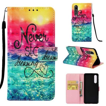 Plånboksfodral Huawei P30 – Never Stop Dreaming