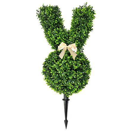 Keinotekoinen pupupuu pääsiäiskoriste miniatyyri keinotekoiset kanit topiary kasvit patsaat kodin sisustukseen