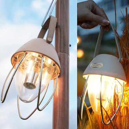 Retro Lampe Bærbar Campinglykt Oppladbar Telteltlys