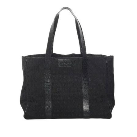 Bvlgari Vintage Pre-owned Canvas totes , Zwart , Dames , Maat: ONE Size Vintage Tassen