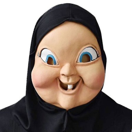 Happy Death Day Mask - Halloween Latex Mask - Rolig Mask - Rekvisita