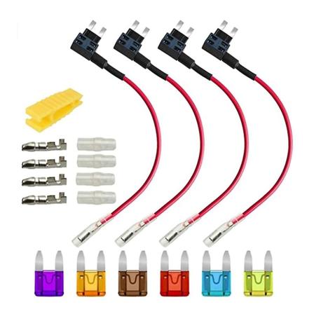 12v-24v Pieni lisäpiirin sulakehana johtosarjalla