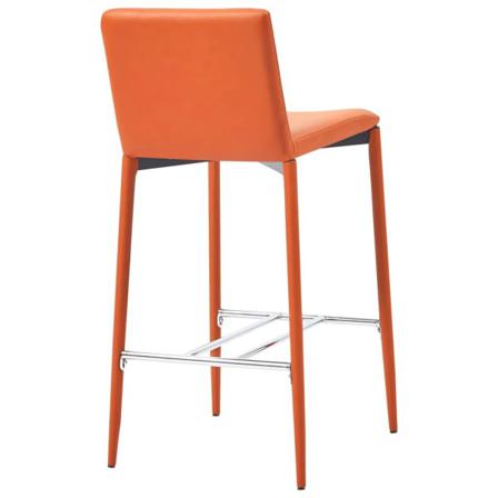 Vidaxl Bargrupp 3 Delar Konstläder Orange Orange