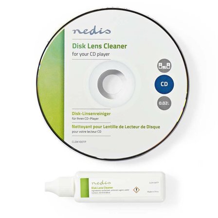 Nedis CD-soittimien linssin puhdistussarja