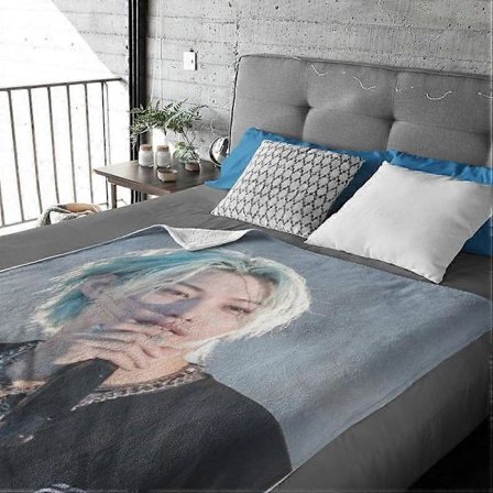 Felix Fotofilt, Stray Kids Felix Sammetsfilt, Anpassad gåva för SKZ Stay och K-Pop-fans, SKZoo Merch, Bang Chan Hyunjin-gåva-PIYR305