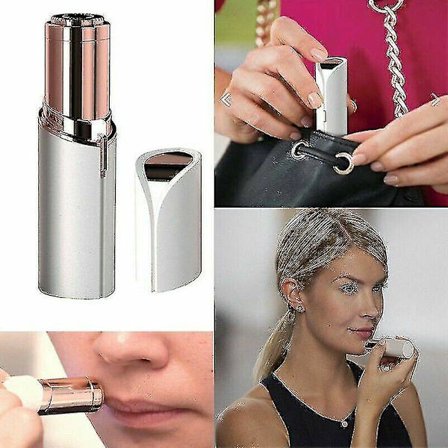 Flawless Facial Hair Remover USB-uppladdningsbar 18k guldpläterad resultat(Röd)