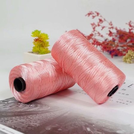 Silketråd flettet heklegarn 3 3