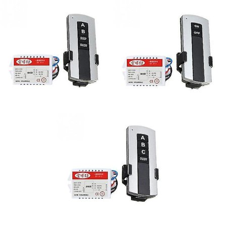 Trådløs fjernkontrollbryter for lampe 1-veis