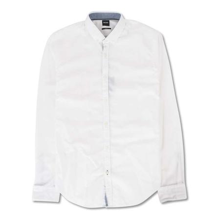 Hugo Boss Rikard Shirt Hvid, Herre Skjorter, Størrelse: 2XL